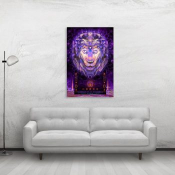Canvas 34 Hyper Light Lion | Mugwort Designs