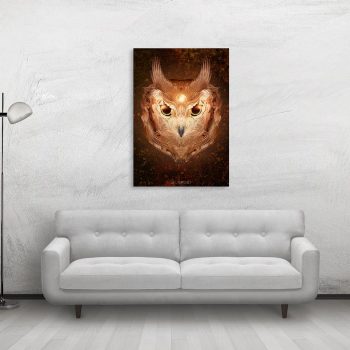Canvas 32 Copper Owl | Mugwort Designs