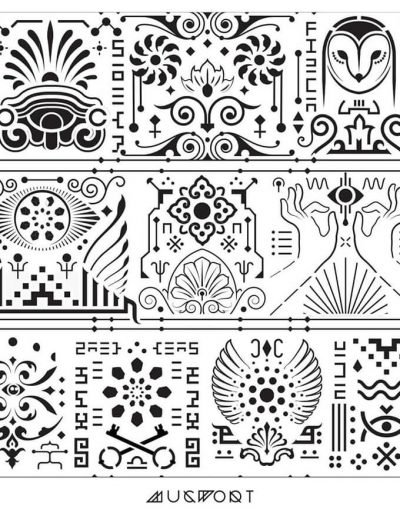 Obelisk Glyphs | Mugwort Designs
