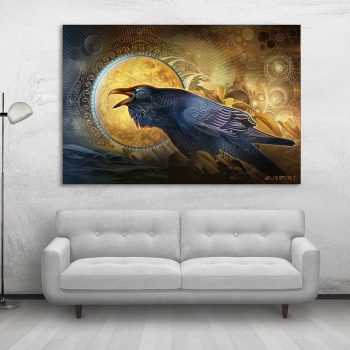 Canvas 24 Raven | Mugwort Designs