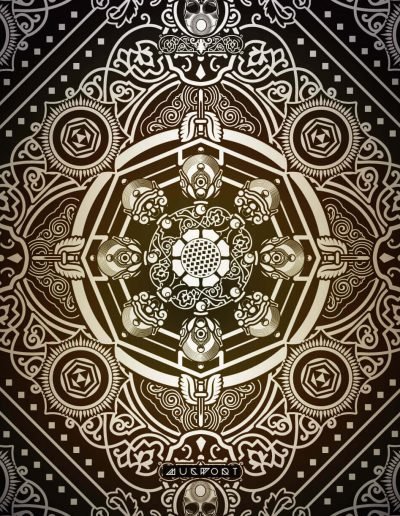Skull And Keybones Bandana Rmx | Mugwort Designs
