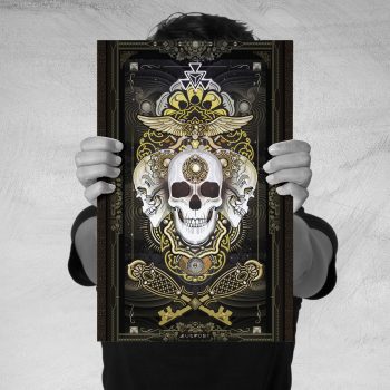 Sky Captain Badge Print