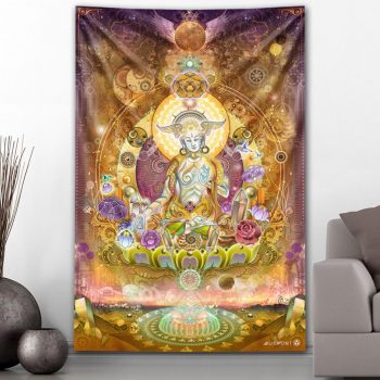 White Tara Tapestry | Mugwort Designs
