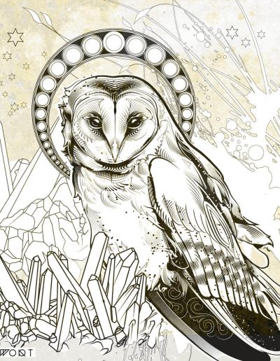 Wisdom Linework | Mugwort Designs