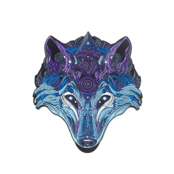 Pins 4 Chrome Wolf Pin