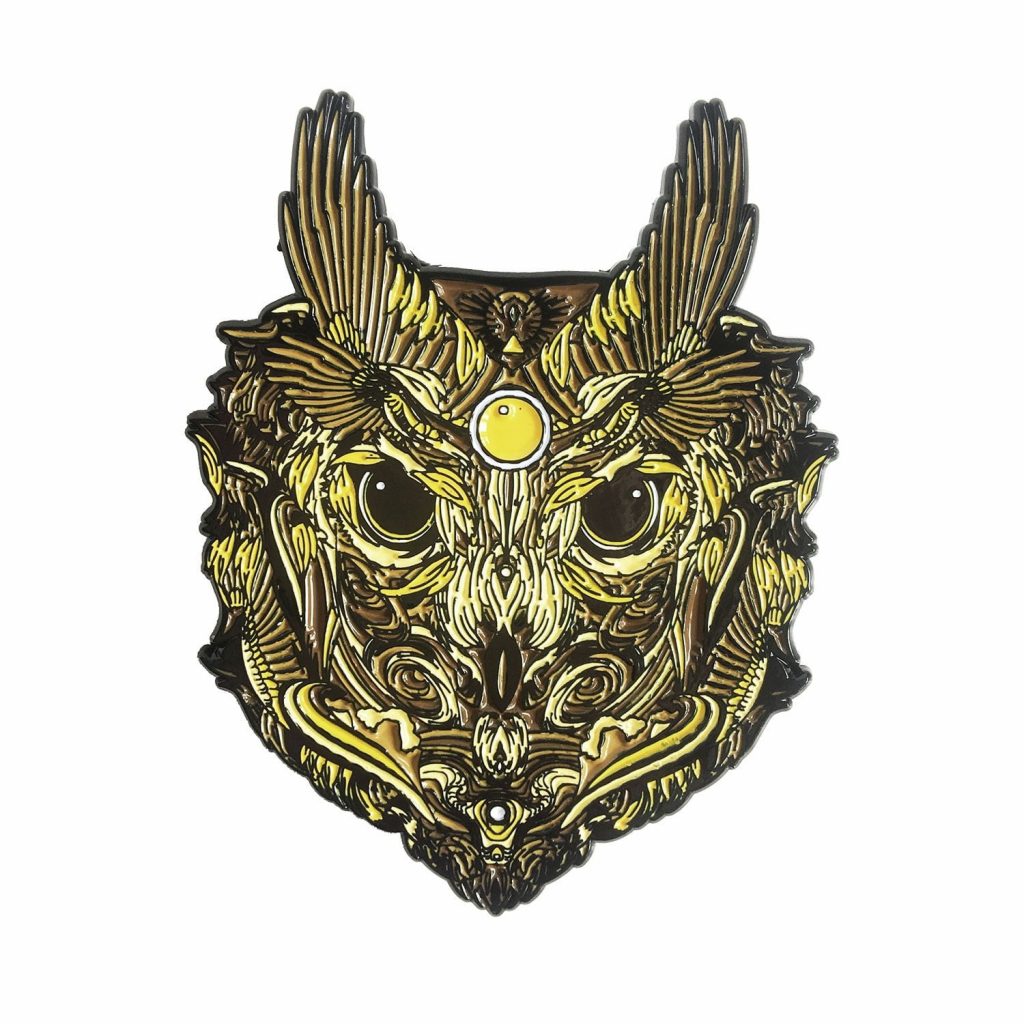 Copper Owl Pin 1