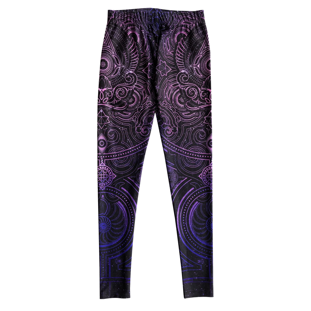 Sacred Projection (Purple) Leggings | Mugwort Designs