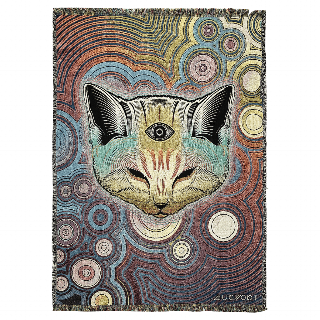 Kittyboo Woven Blanket 1