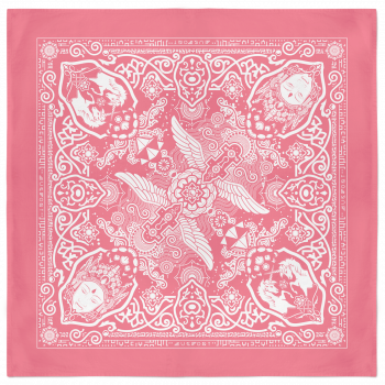 Unicorn Bandana - Pink and White