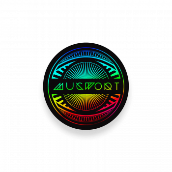 Mugwort Logo Holographic Sticker