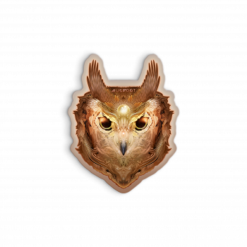 Copper Owl Sticker